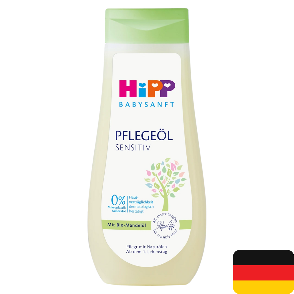 HiPP BabySanft jemný pleťový olej 200 ml Sensitiv