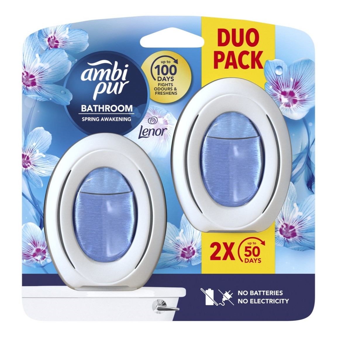 Ambi Pur osvěžovač vzduchu Bathroom 2 x 7,5 ml Spring Awakening