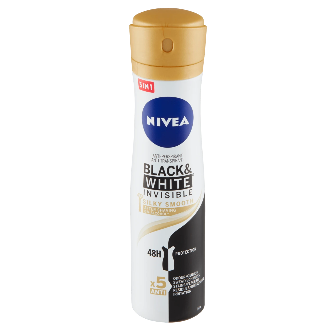 Nivea deodorant anti-perspirant 150 ml Invisible Black & White Silky Smooth