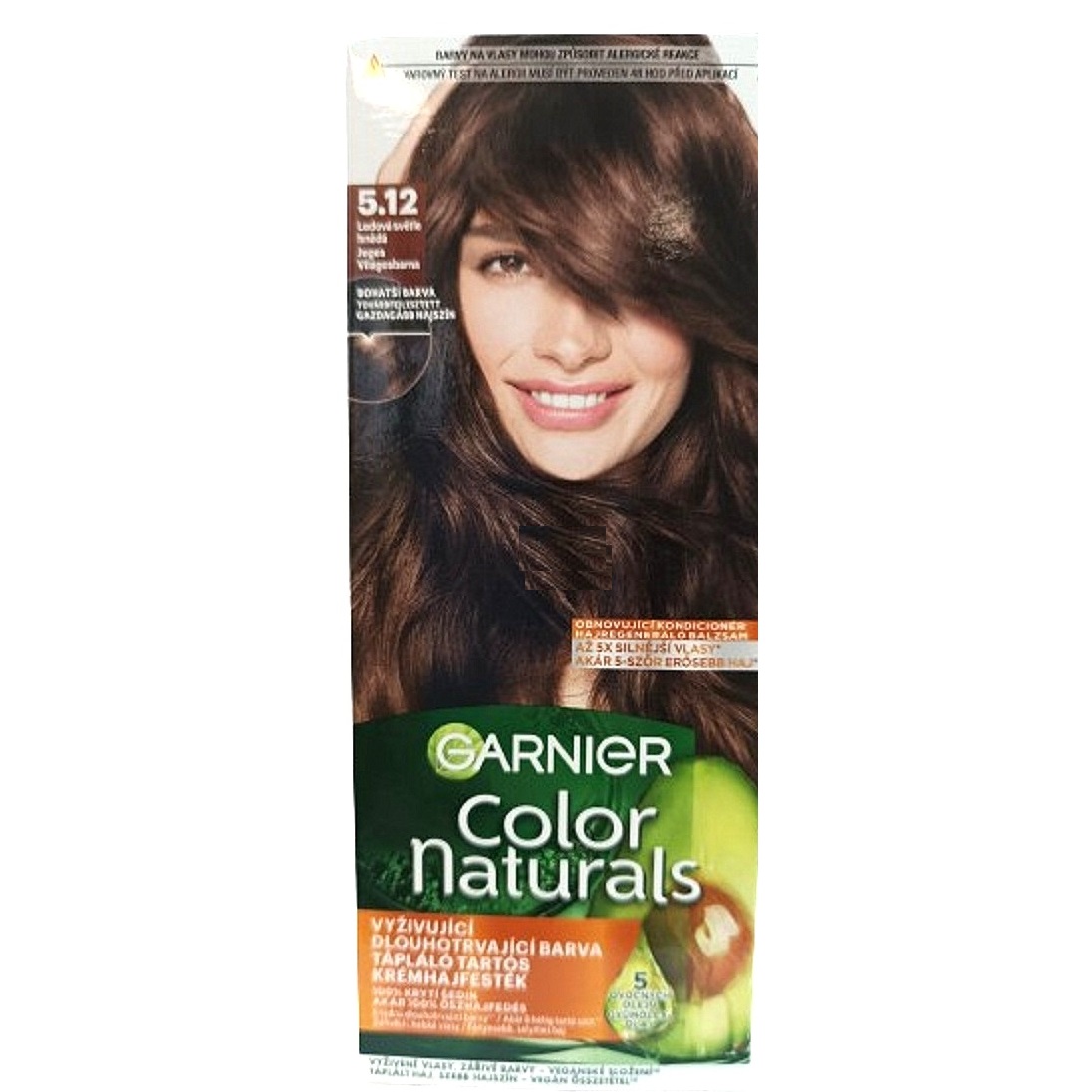 Garnier barva na vlasy Color Naturals 5.12 Ledová světle hnědá