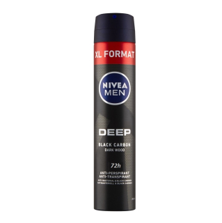 Nivea Men deodorant anti-perspirant 200 ml Deep Black Carbon Dark Wood XL