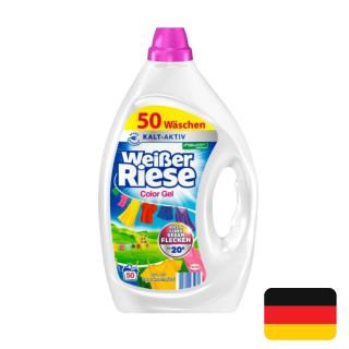 Weisser Riese gel 50 pracích dávek Color 2,25 l