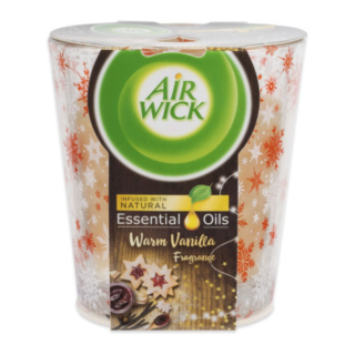 Air Wick svíčka 105 g Essential Oils Vůně vanilkového cukroví