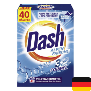 Dash prací prášek 40 dávek Universal Alpen Frische 2,6 kg