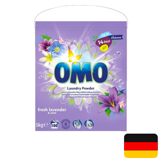 OMO prací prášek 100 dávek Universal Fresh Lavender & Mint 5 kg